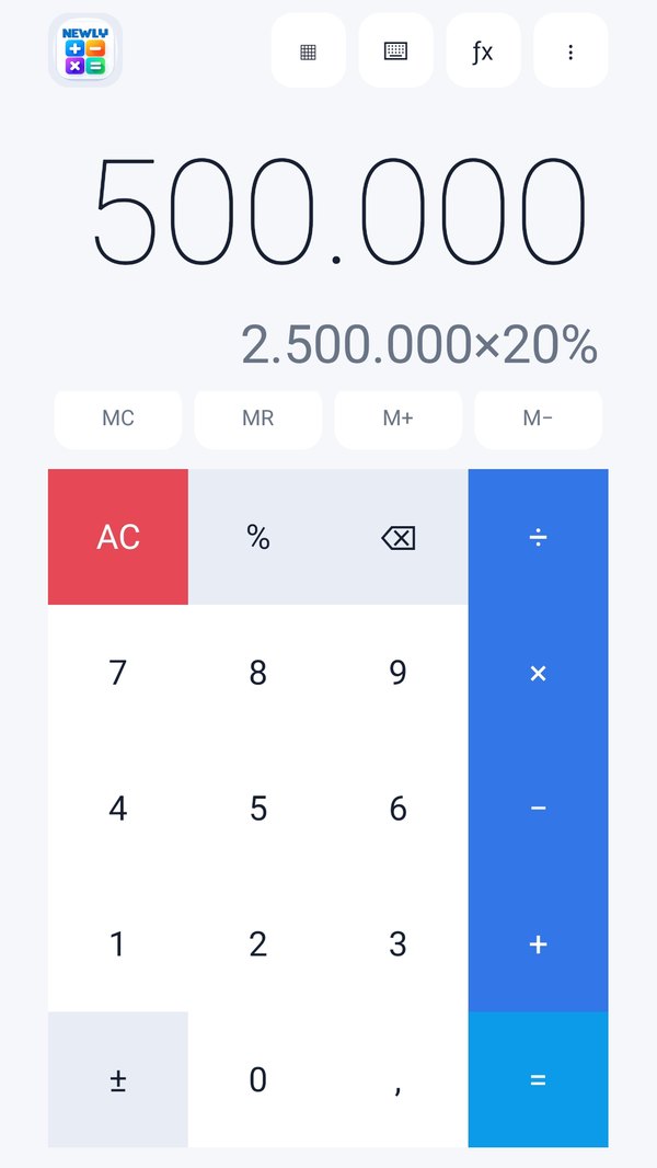 NEWLY Calculator standard mode